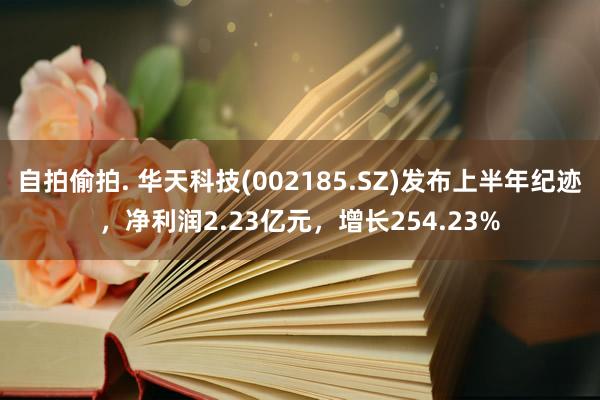 自拍偷拍. 华天科技(002185.SZ)发布上半年纪迹，净利润2.23亿元，增长254.23%